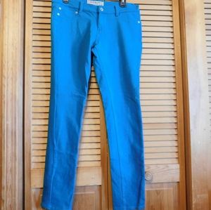 Womens Jeggings - Mediterranean Teal Color